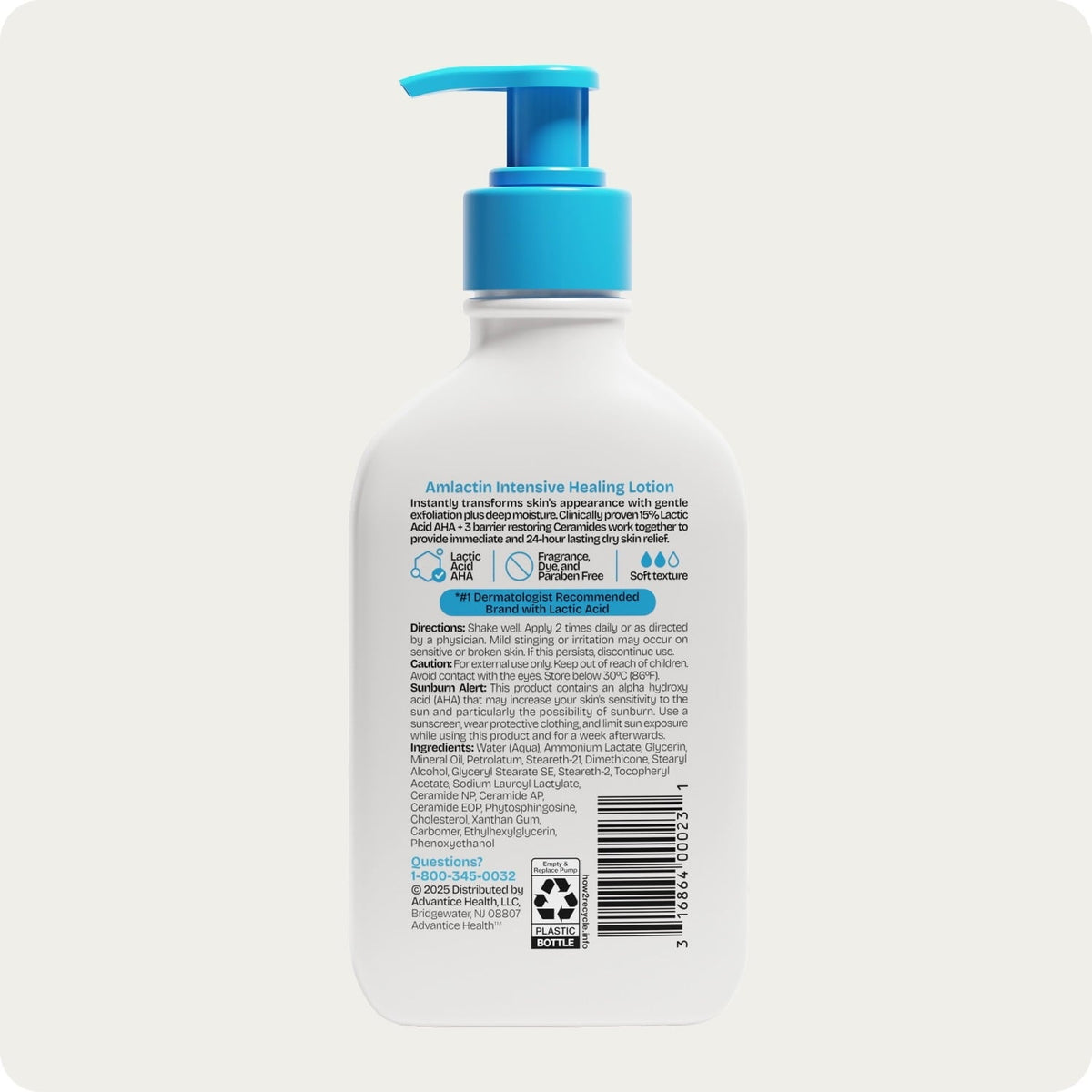AmLactin Intensive Healing Body Lotion For Dry Skin, 7.9 Oz