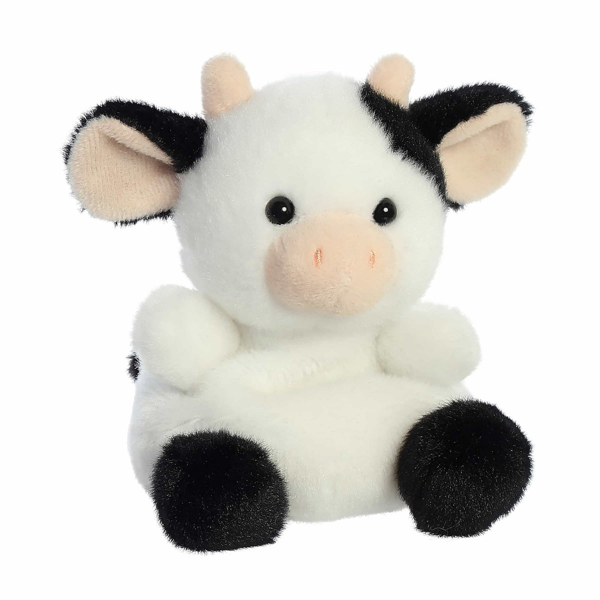 Aurora - Mini White Palm Pals - 4.5" Sweetie Cow - Adorable Stuffed Animal