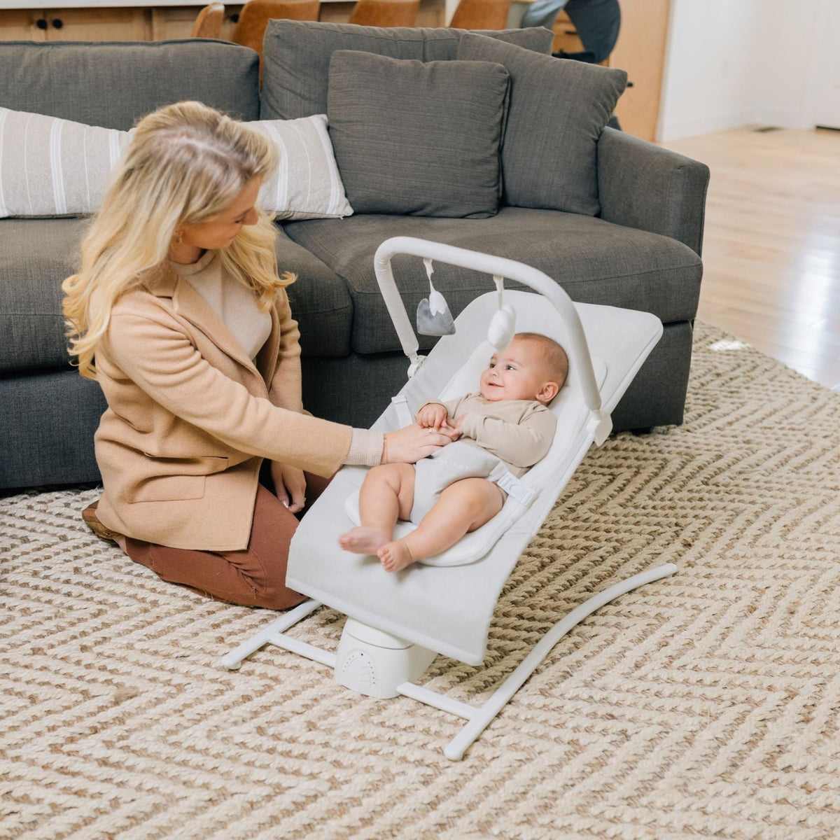 Baby Delight Alpine Wave Deluxe Newborn Baby Bouncer