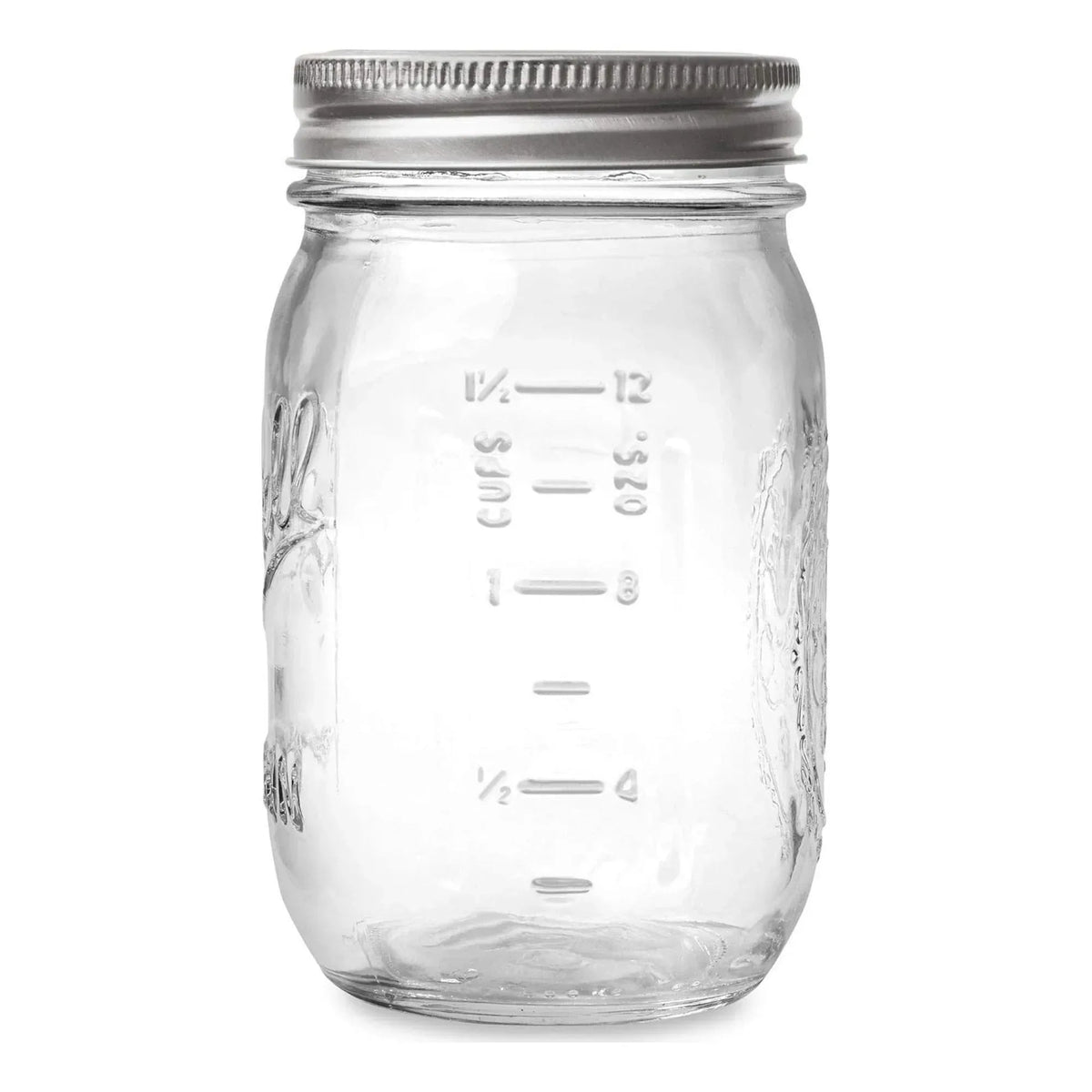 Ball 16 oz Mason Jars, Regular Mouth Pint Canning Jars with Lids and Rings, 12-Pack Glass Jars for Home Canning and Preserving
