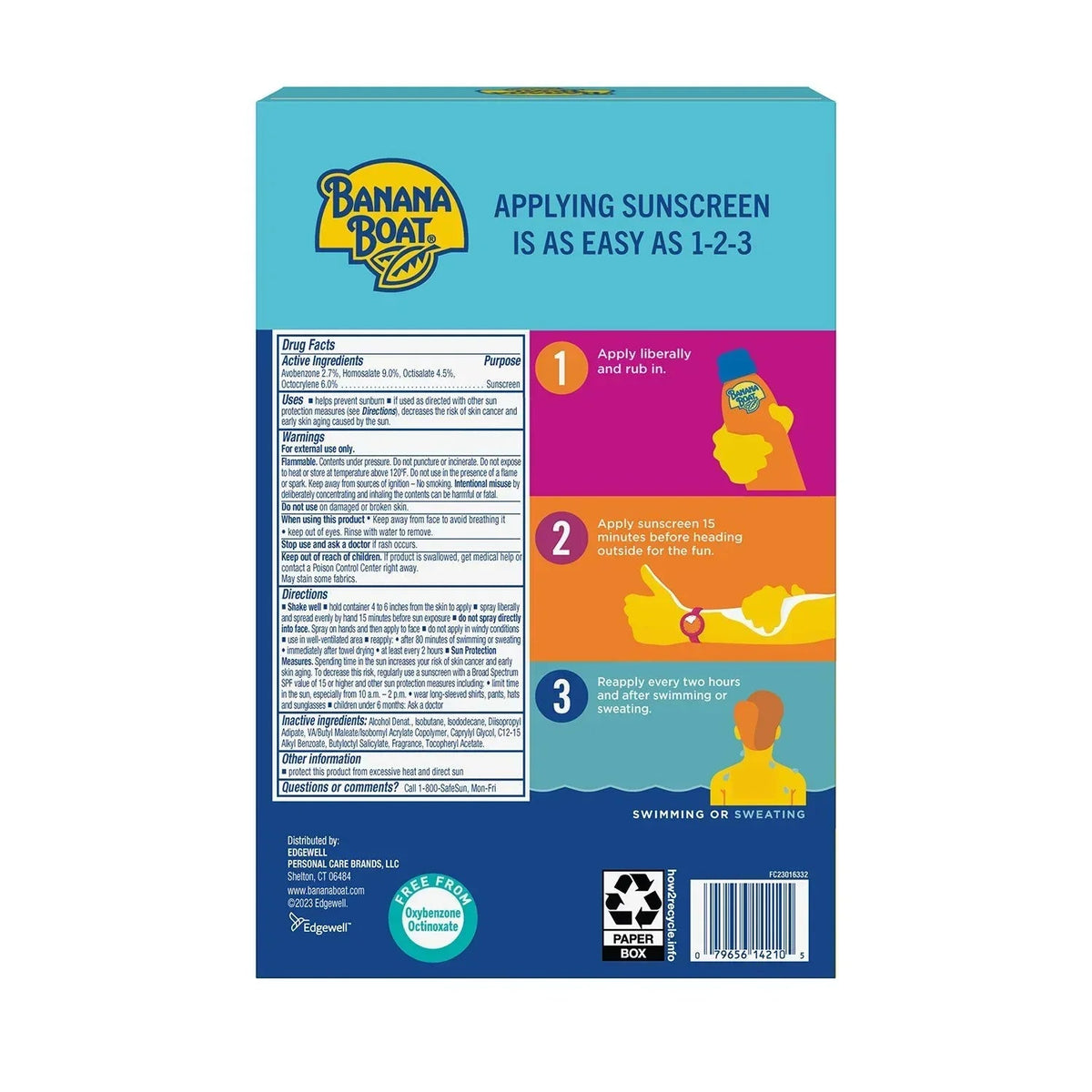 Banana Boat Sport Ultra Sunscreen Spray, SPF 50, 6 oz., 3 pk.