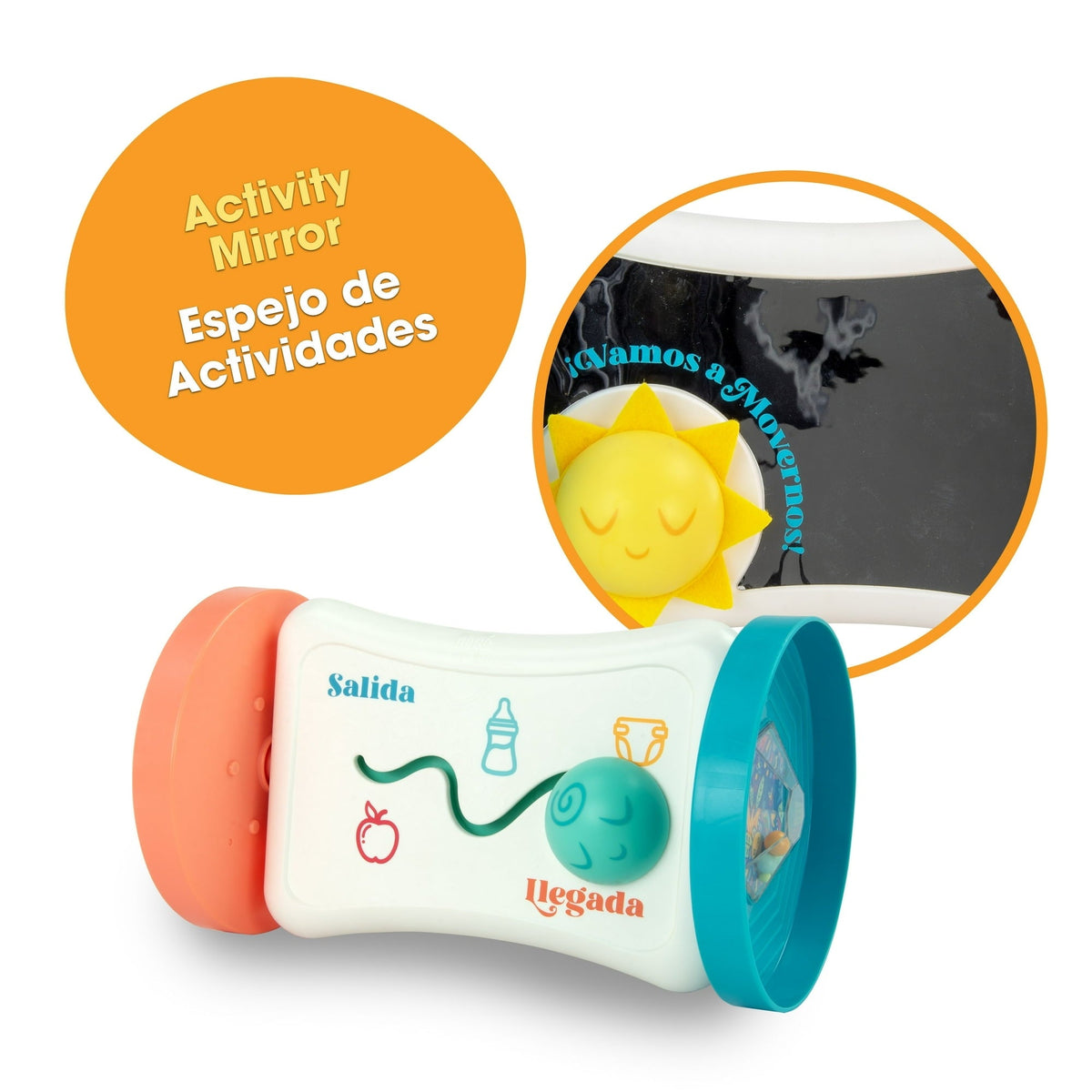 Bebe Fuerte Marathon Maze 2-in-1 Activity Mirror™ – Baby Toy for 3 months+