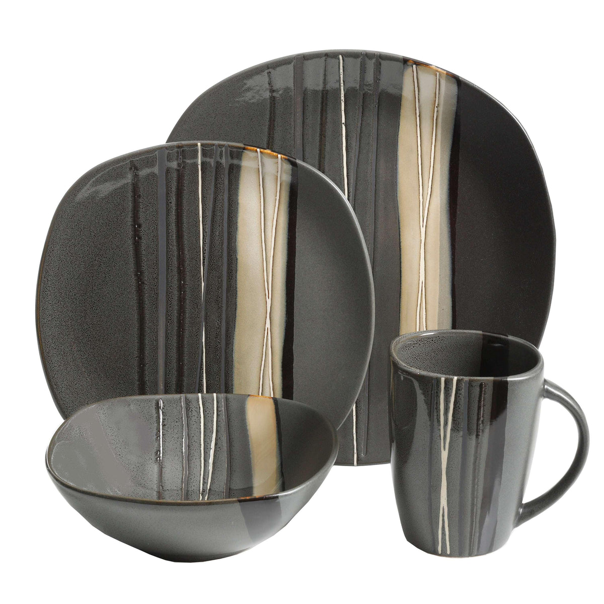 Better Homes & Gardens Bazaar Teal 16-piece Dinnerware Set
