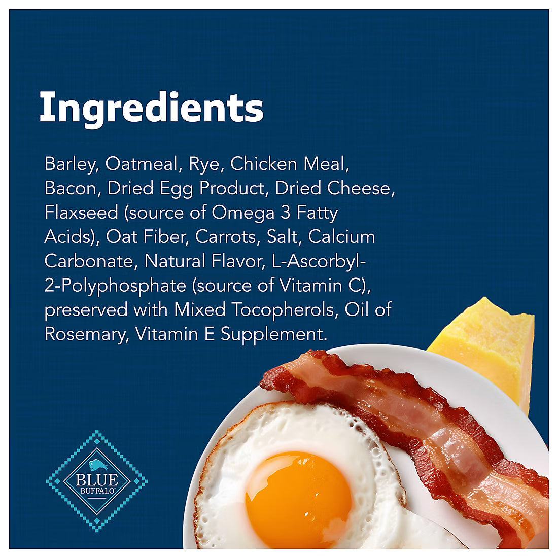 Blue Buffalo Health Bars Natural Crunchy Dog Treats Biscuits, Bacon, Egg & Cheese, 5 lbs.