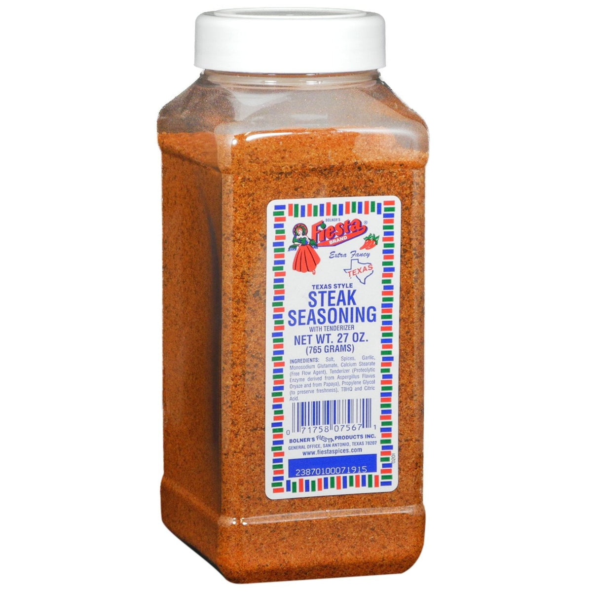 Bolner's Fiesta Texas Style Steak Seasoning, 27 oz.