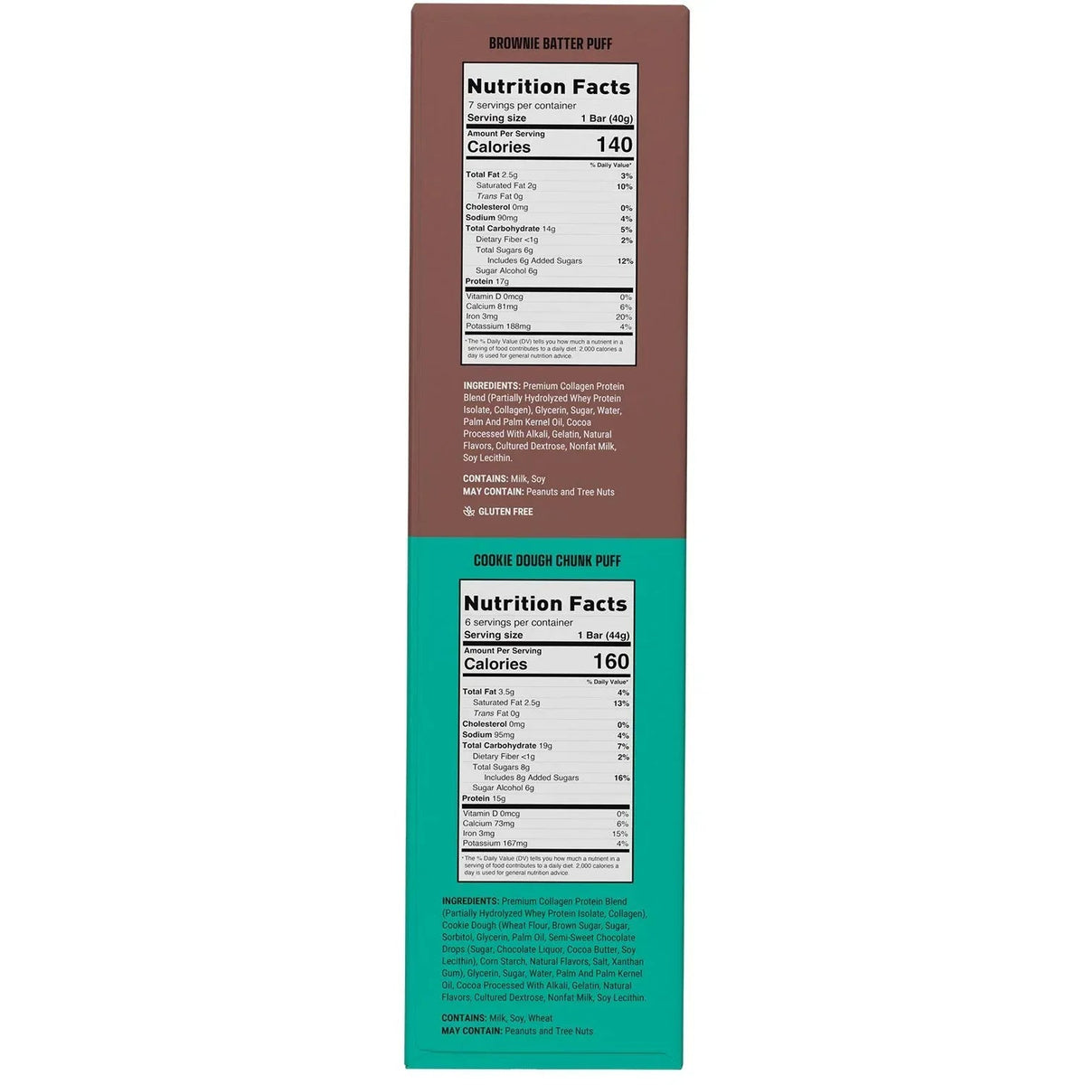 Built Bar Puff & Chunk Protein Bars, Variety Pack, 13 ct.