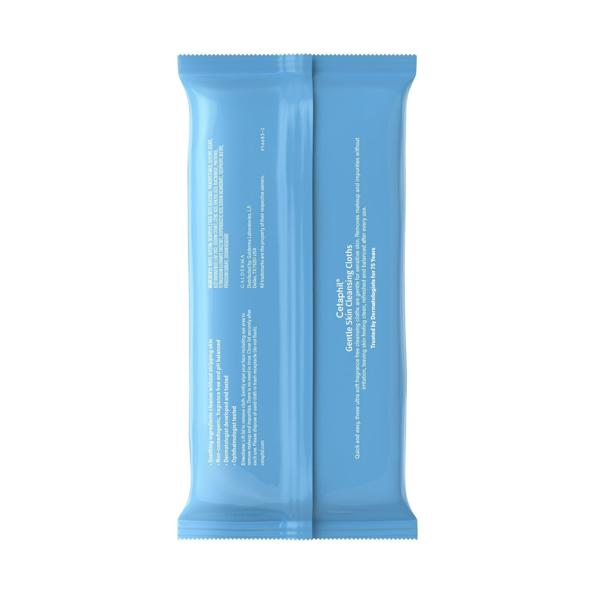 Cetaphil Gentle Skin Cleansing Cloths, 25 ct, Fragrance Free Face and Body Wipes