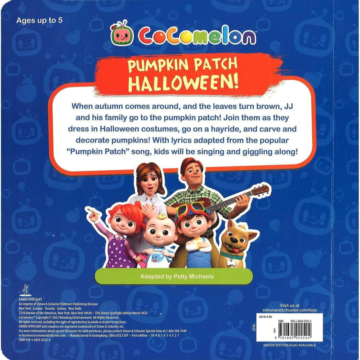 CoComelon: Pumpkin Patch Halloween!, Board Book