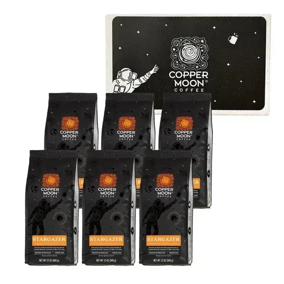Copper Moon Stargazer Blend, Ground Coffee, 12 oz. Bags, 6-pack