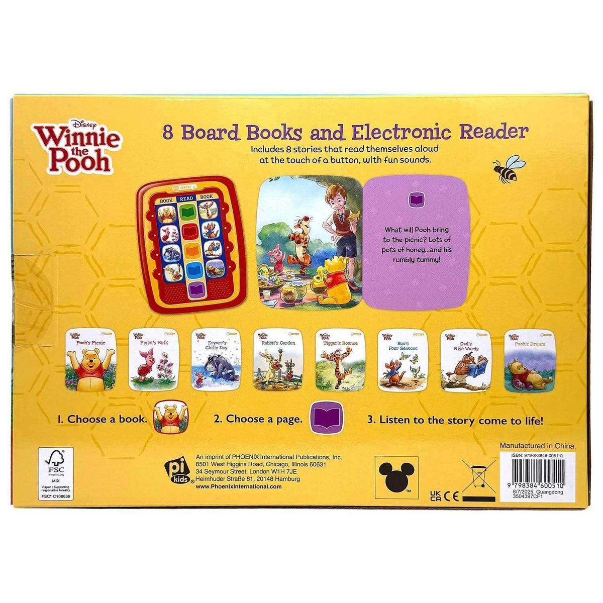 Me Reader: Disney Winnie the Pooh Friendly Stories, Sound Book