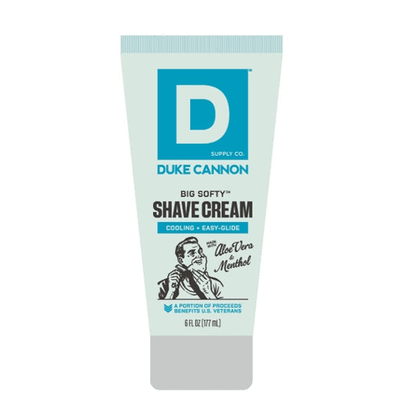 Duke Cannon Big Softy Shaving Cream for Men, 6 fl oz
