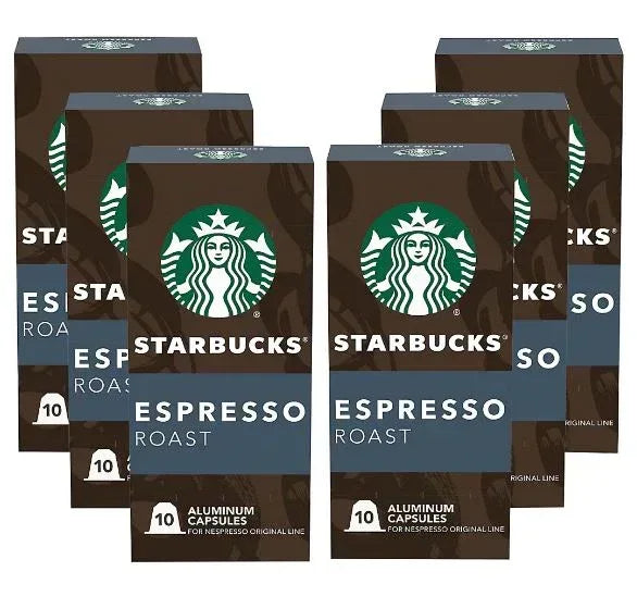 Starbucks by Nespresso Original Line Capsules Espresso Roast Pods, 60 ct.