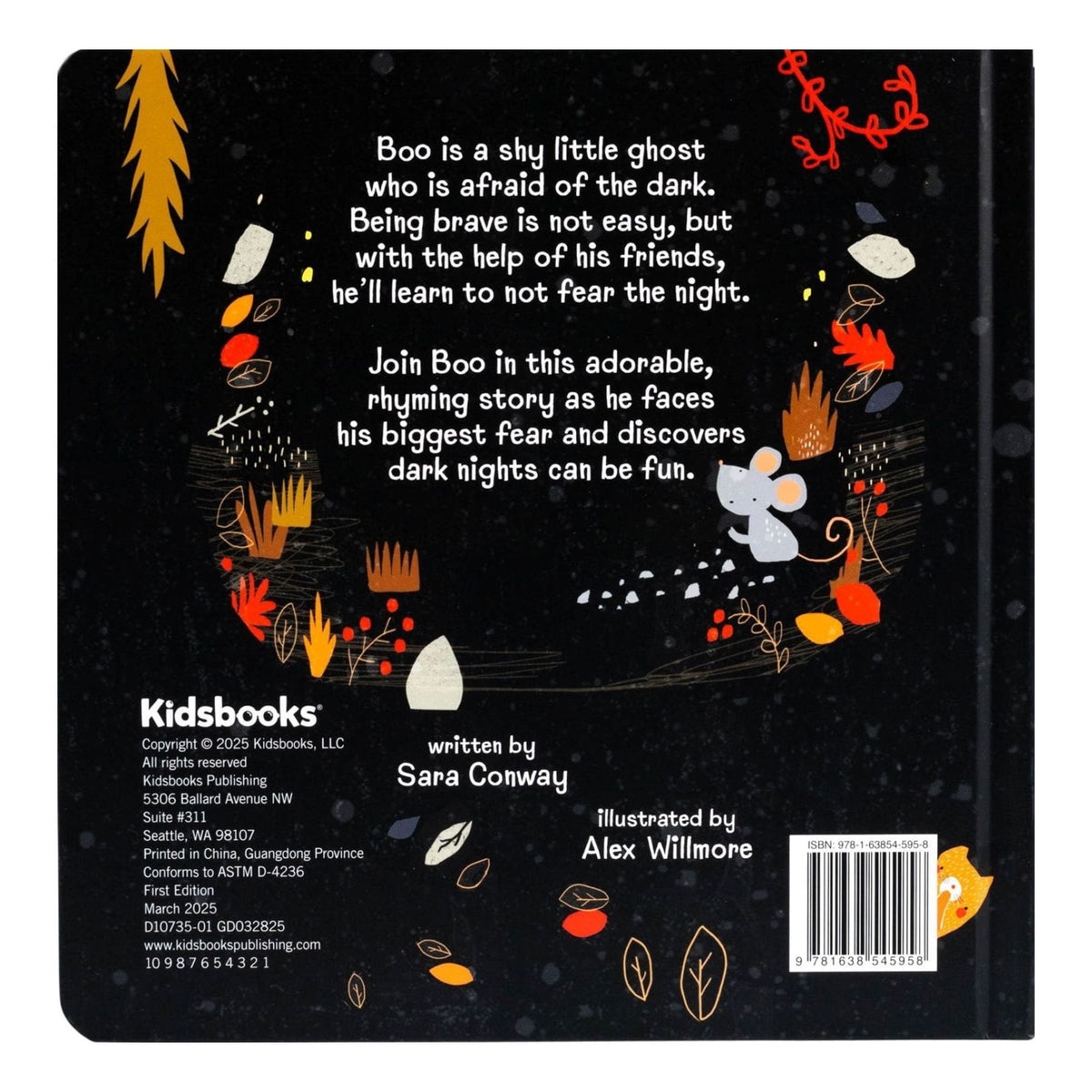 Ghost Afraid of the Dark, Board Book