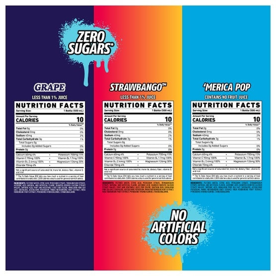 Ghost Hydration Drink, Variety Pack, 16.9 fl oz, 15-count