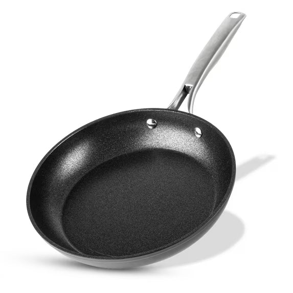 GraniteStone Armor Max 12 Inch Nonstick Frying Pan, 8x Longer Lasting Non Stick Hard Anodized Aluminum Frying Pan, Easy Clean, Oven Safe, Electric Stovetop Compatible