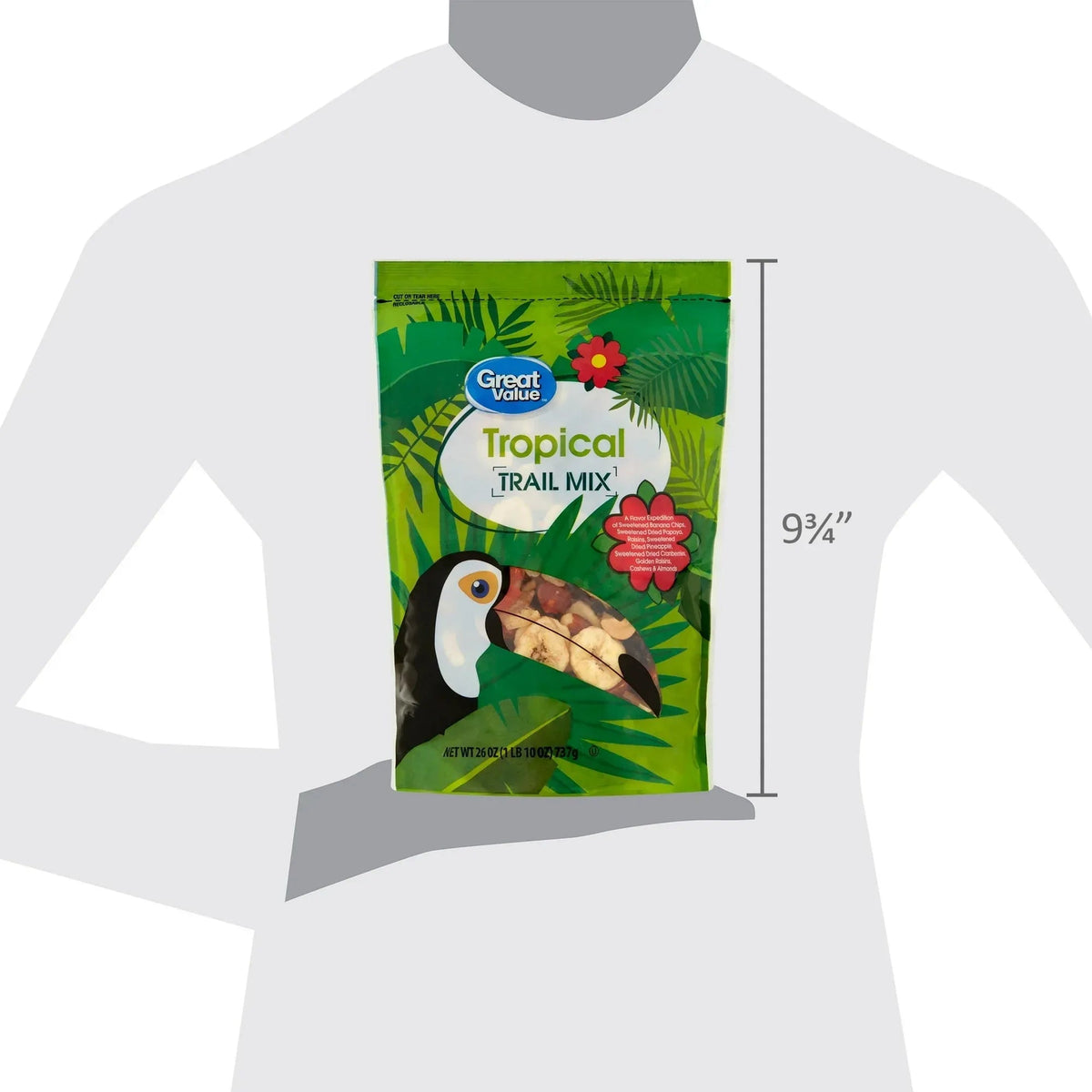 Great Value Tropical Trail Mix, 26 oz