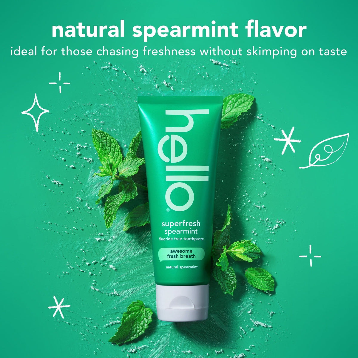 Hello Superfresh Fluoride Free Toothpaste, 5.0 oz., 3 pk.