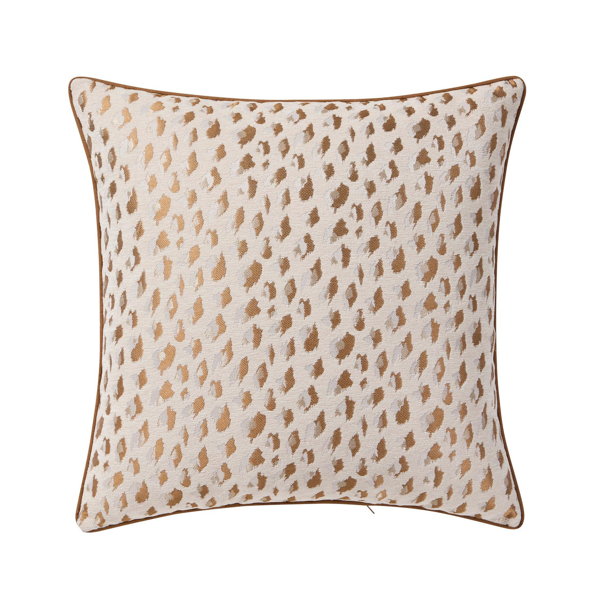 Home Decor Collection Woven Leopard Bolster Decorative Pillow