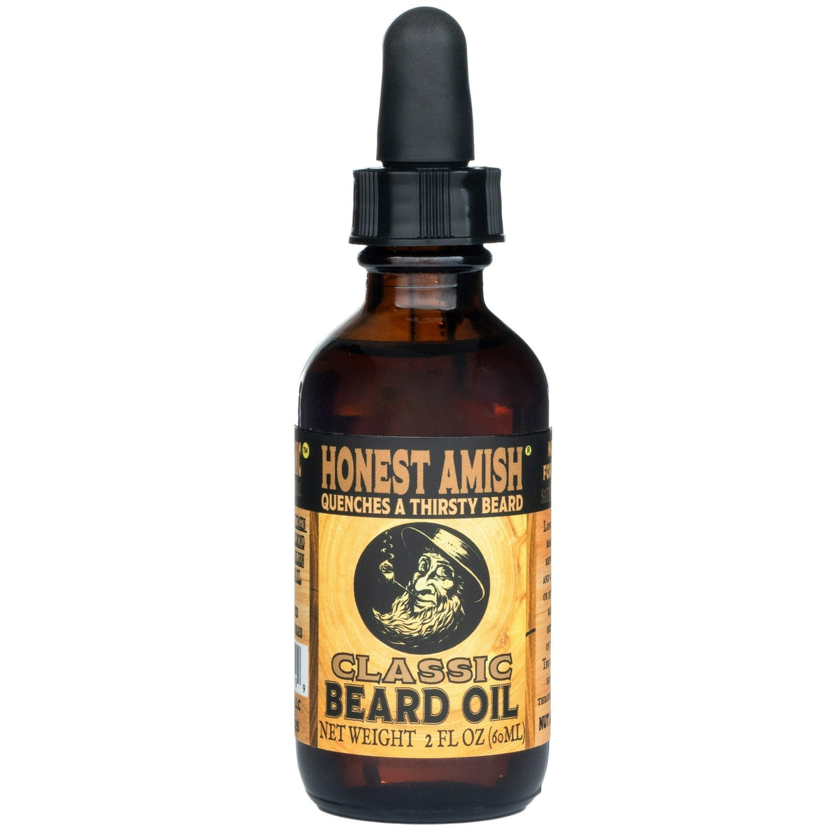 Honest Amish Classic Organic Beard Oil, 2 fl oz