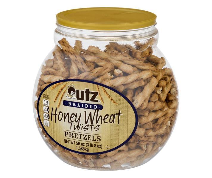 Honey Wheat Braided Pretzels Barrel, 56 oz.