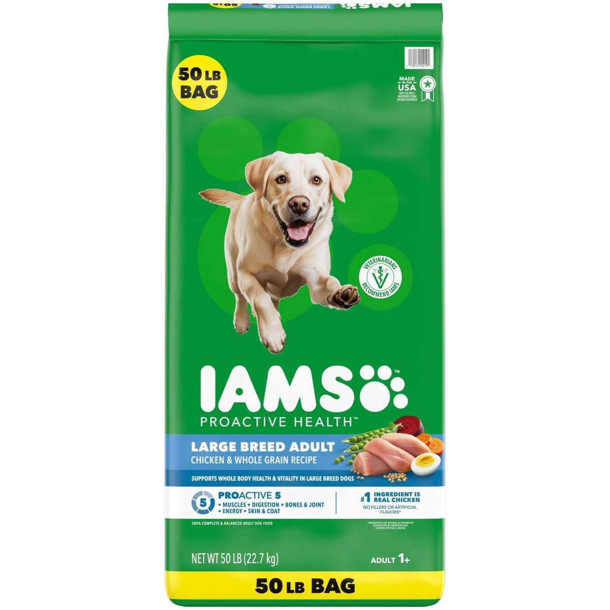 IAMS Proactive Health Large Breed Chicken Recipe Adult Dry Dog Food, Multi-sizes