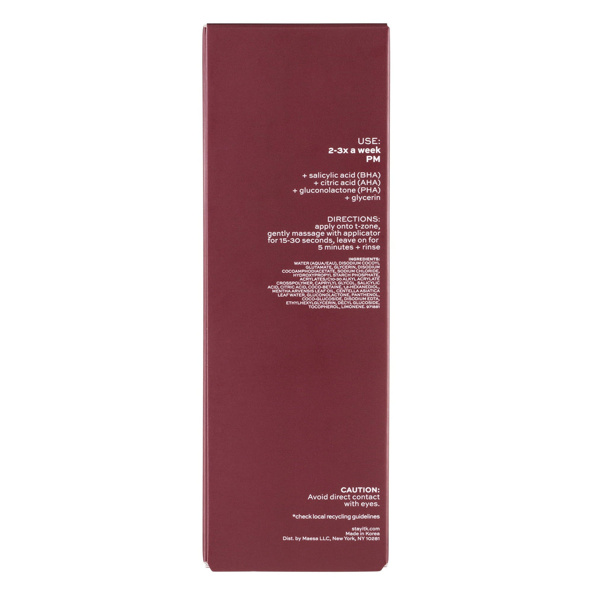 ITK Skincare Blackhead and Pore Scrub Exfoliating, Skincare Treatment with Salicylic Acid, 0.5fl oz