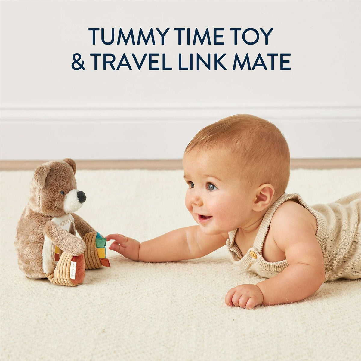 Itzy Bitzy Mirror™ Bear Sensory Tummy Time Toy