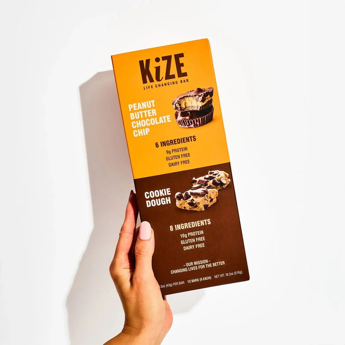 KiZE Life Changing Bar Variety Pack, 12 pk.