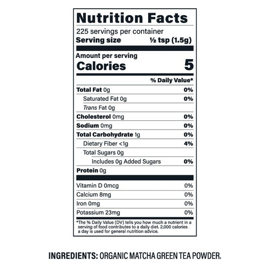 Kirkland Signature Organic Matcha Green Tea Powder, 12 oz