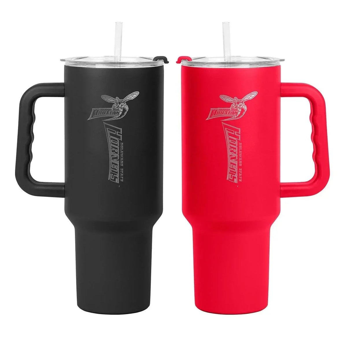 Logo Brands Delaware State Hornets 40oz. Etch SS Tumbler 2pk.