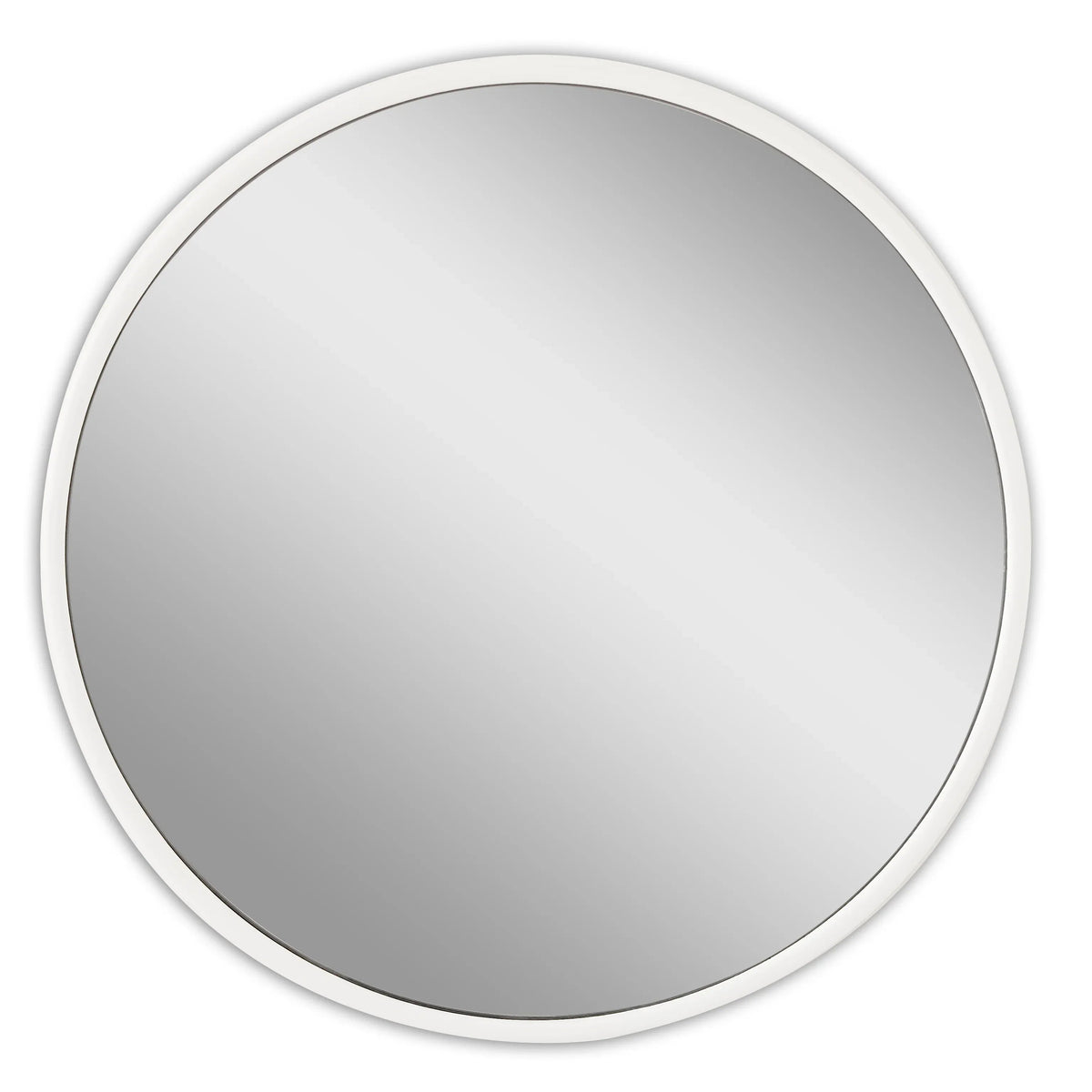Mainstays 18x18 Black Round Small Decorative Wall Mirror for Bathroom or Living Room