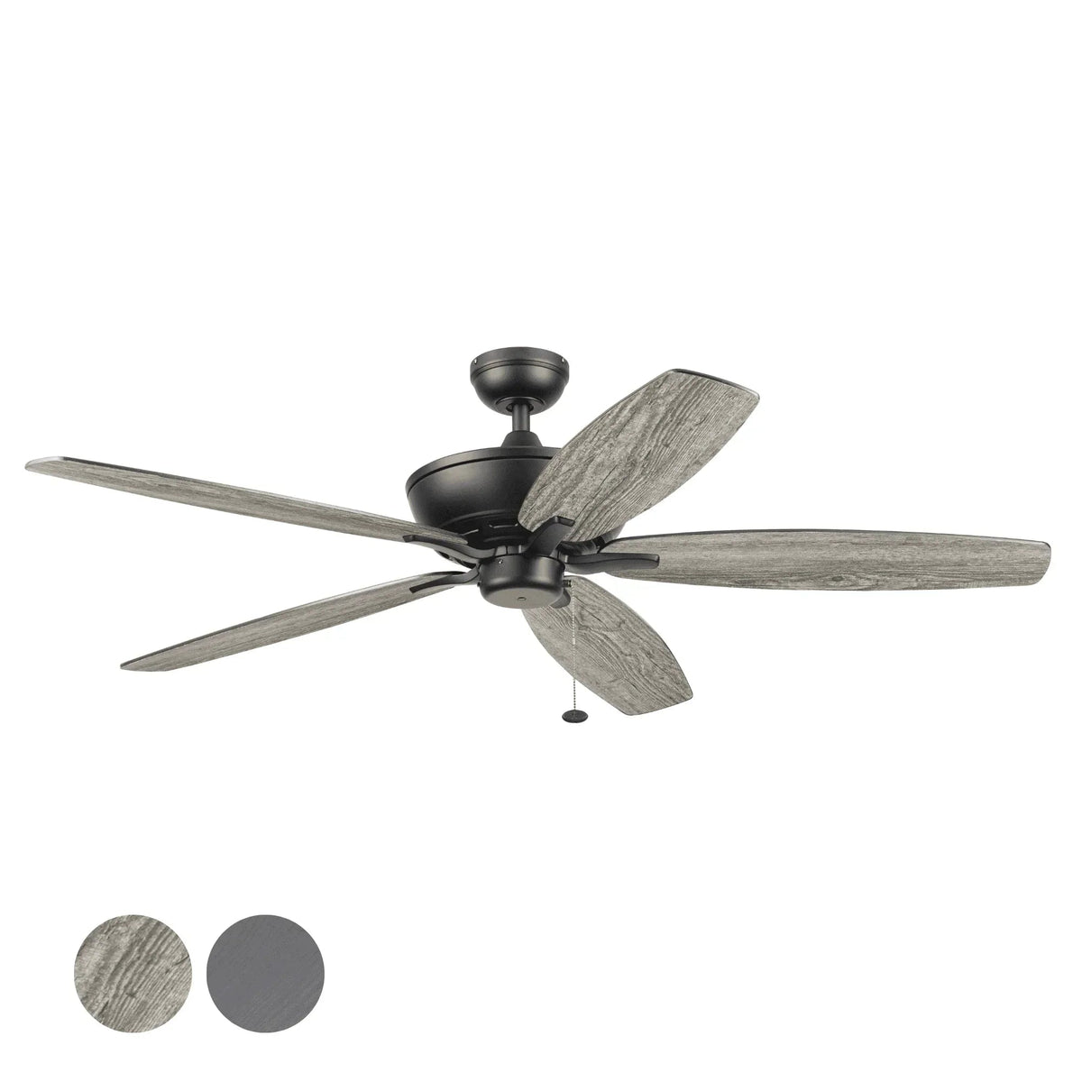 Mainstays 60in White Traditional Indoor Outdoor Ceiling Fan