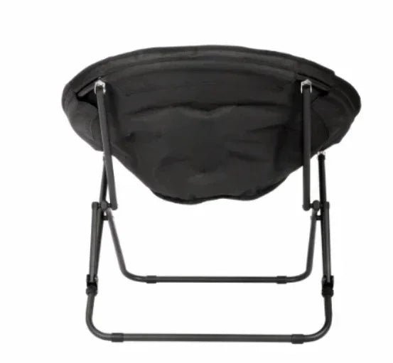 Mainstays Saucer Chair for Kids and Teens, Black