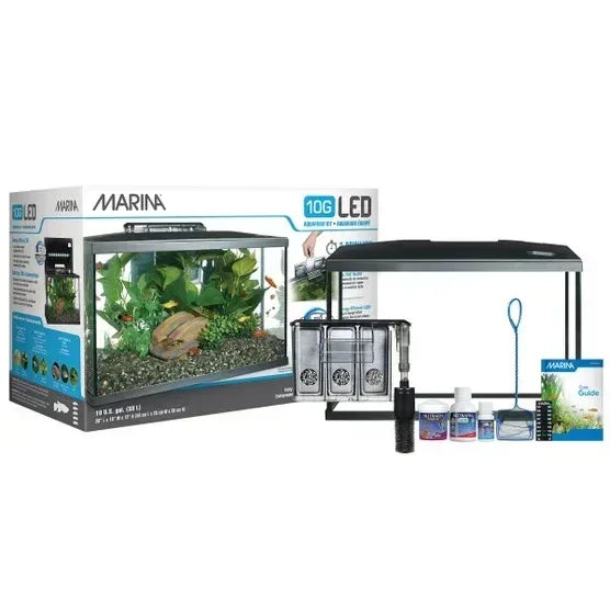 Marina 10 Gallon LED Aquarium Kit