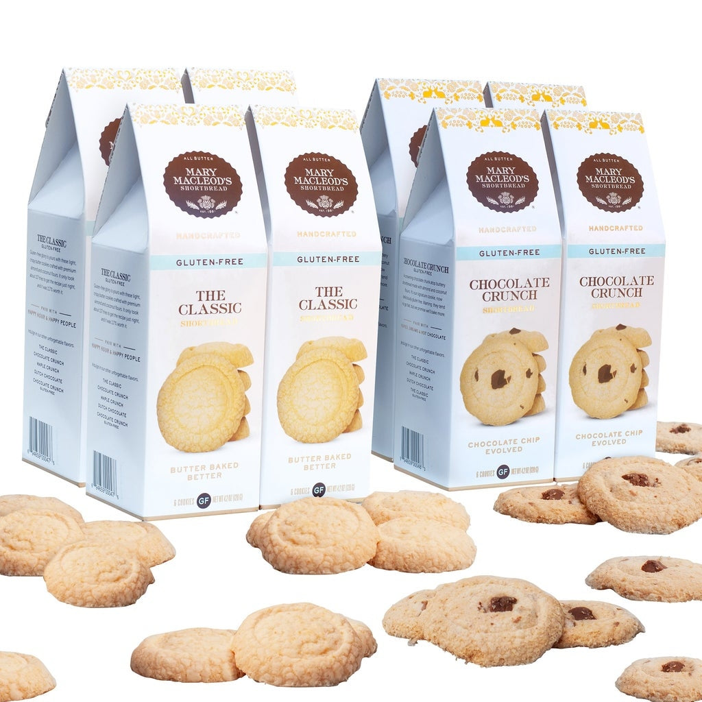 Mary Macleod's Gluten Free Shortbread Cookies Mixed Assortment 8-Pack