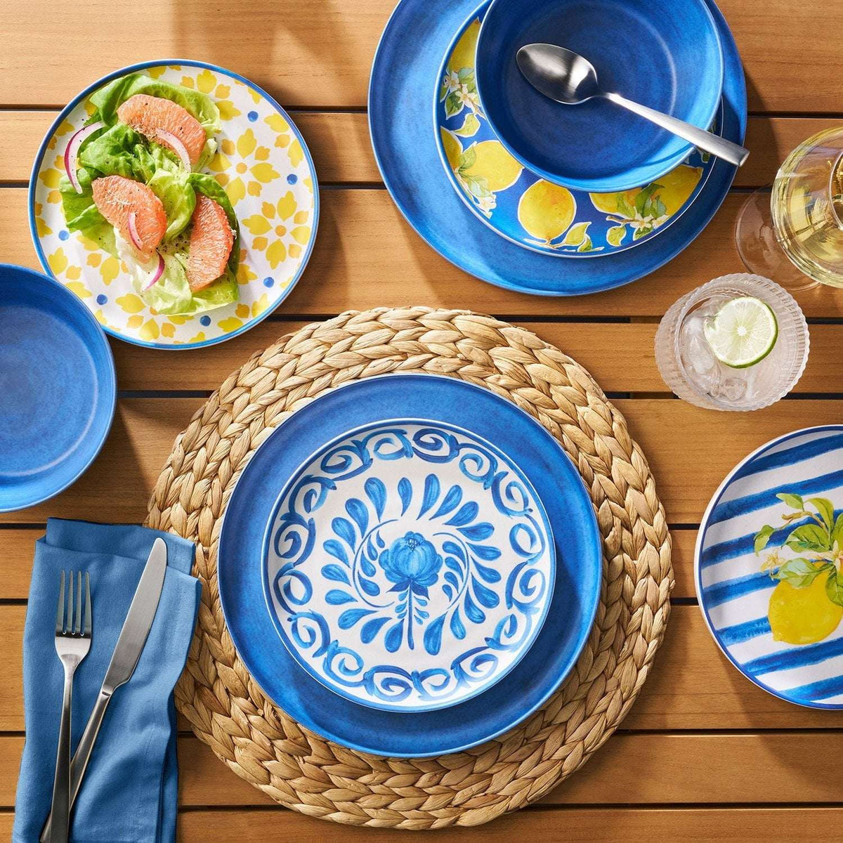 Member's Mark 4-Pack Natural Water Hyacinth Handwoven Placemats