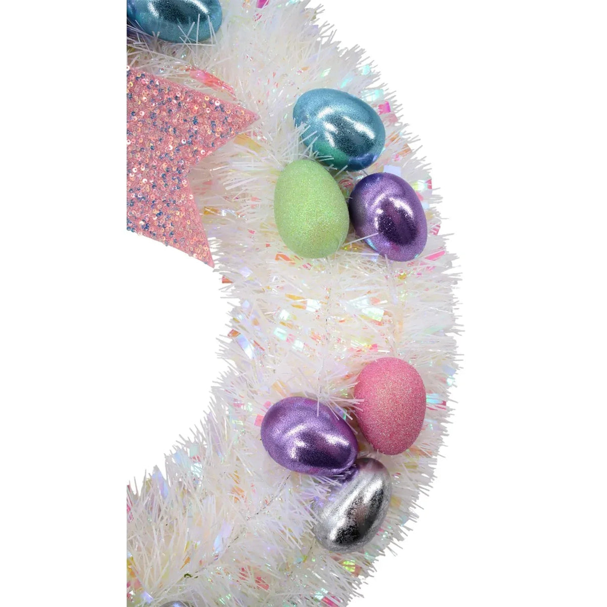 Member's Mark 24" Tinsel Bunny Wreath