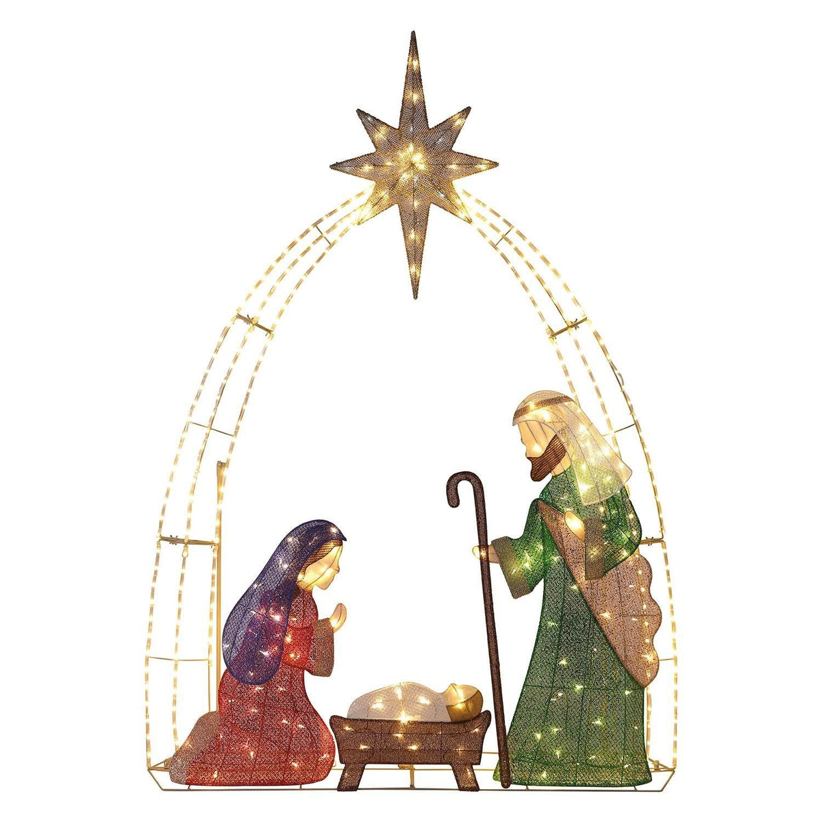 Member's Mark 7' Pre-Lit Nativity