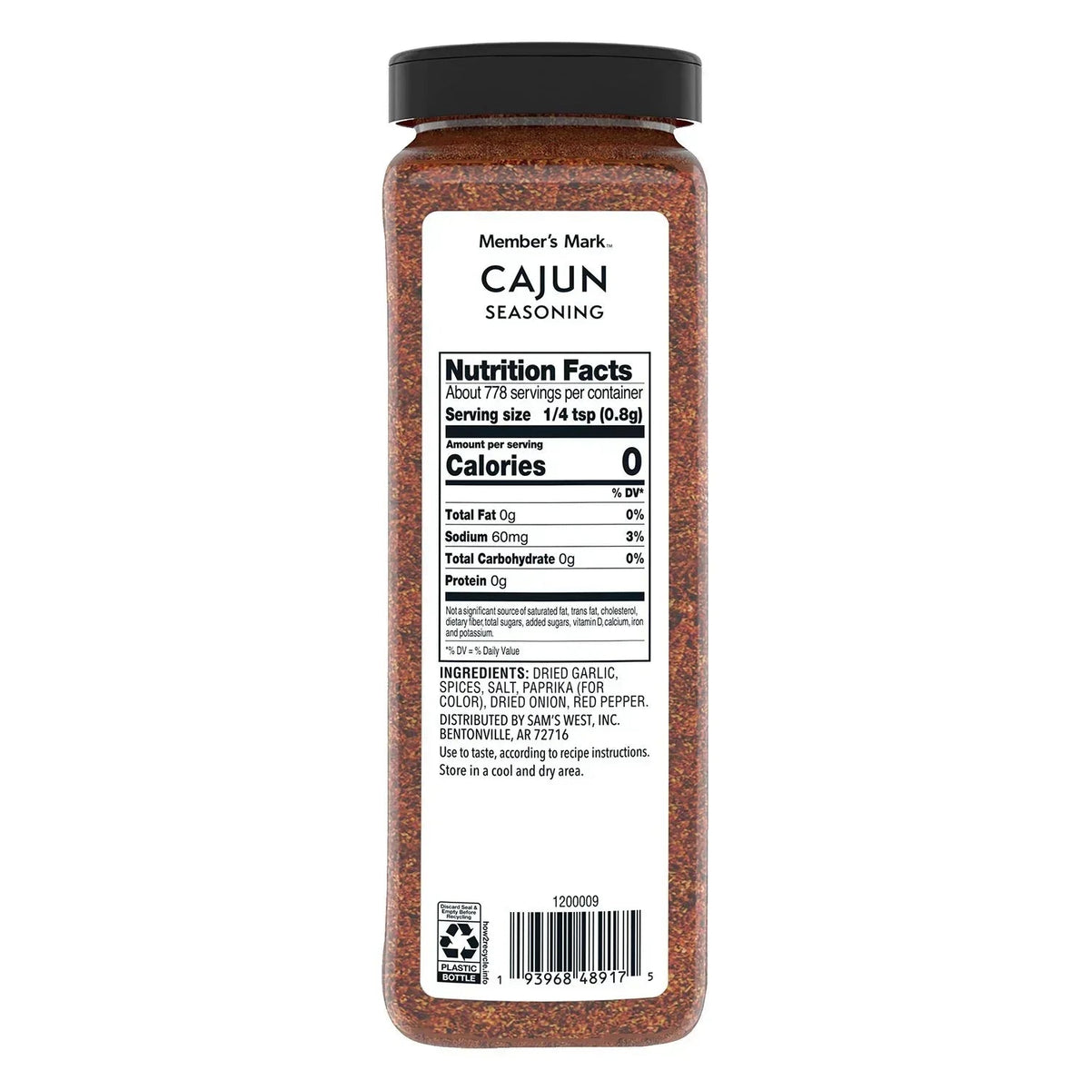 Member’s Mark Cajun Seasoning, 22 oz.