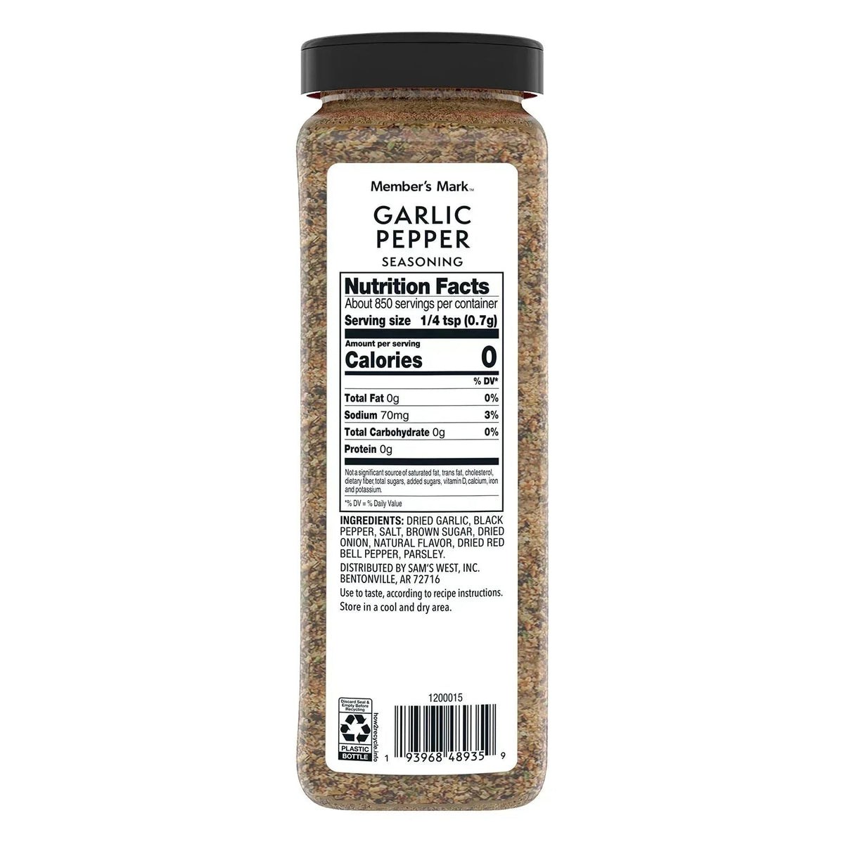 Member’s Mark Garlic Pepper Seasoning, 21 oz.