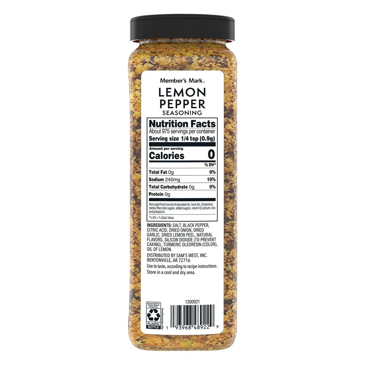 Member’s Mark Lemon Pepper Seasoning, 31 oz.