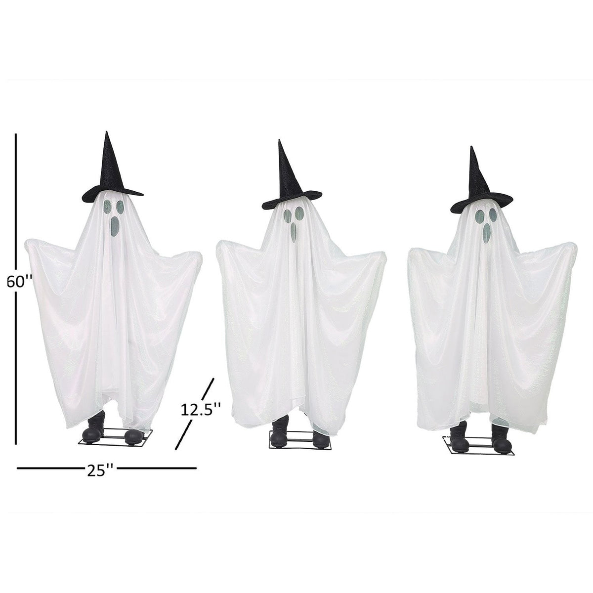 Member's Mark Pre-Lit Animated Ghosts, Set of 3