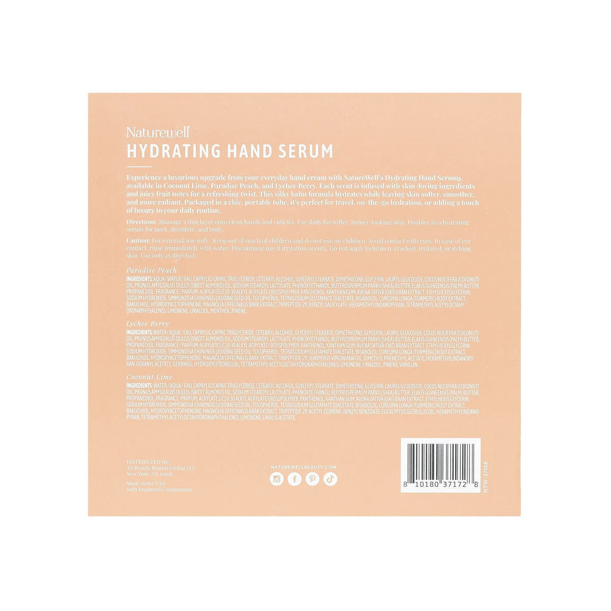 NatureWell Hydrating Hand Serum, 3 pk.