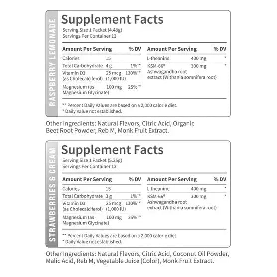 Nello Supercalm Drink Mix, Variety Pack, 26-count