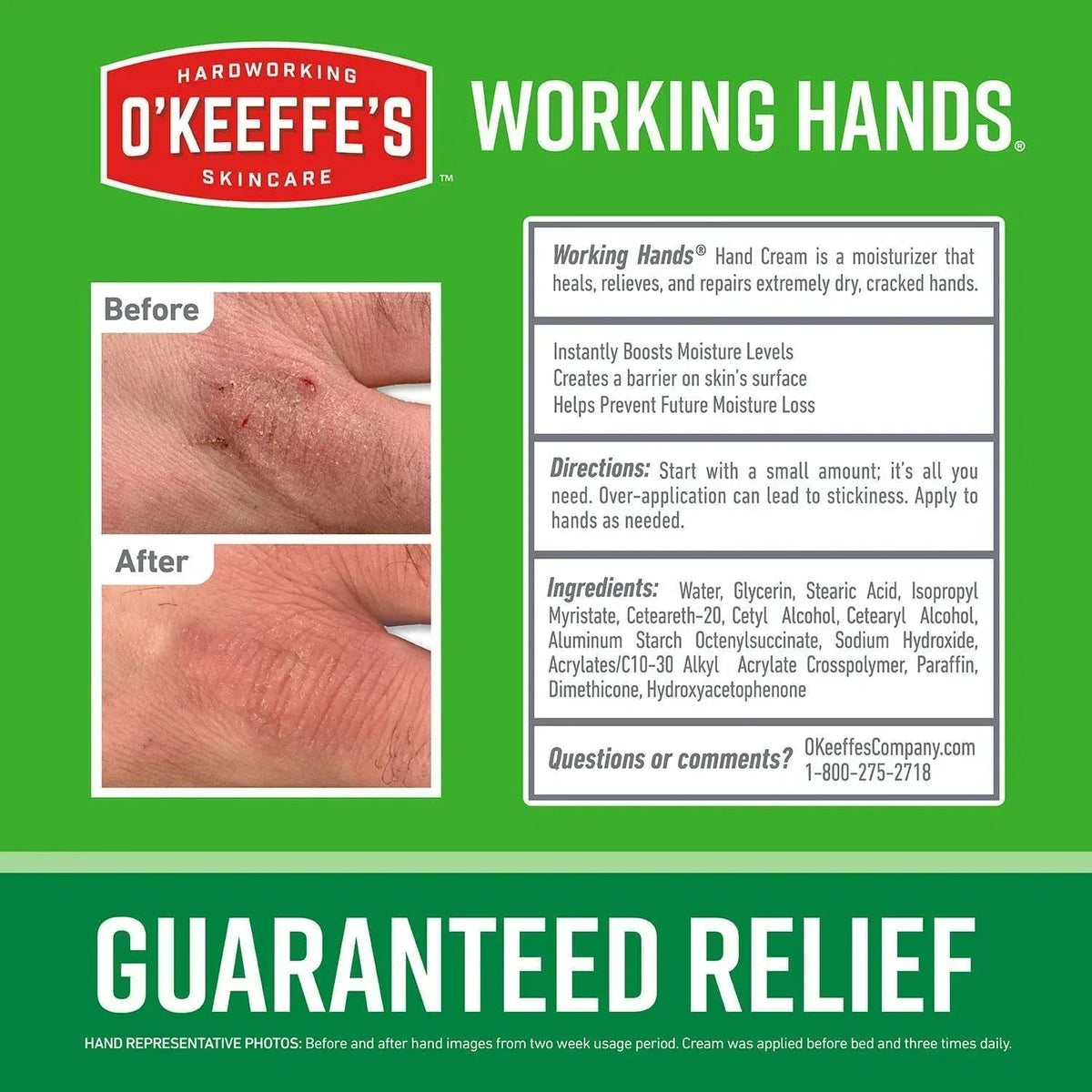 O'Keeffe's Working Hands Hand Cream, 3 oz., 3 pk.