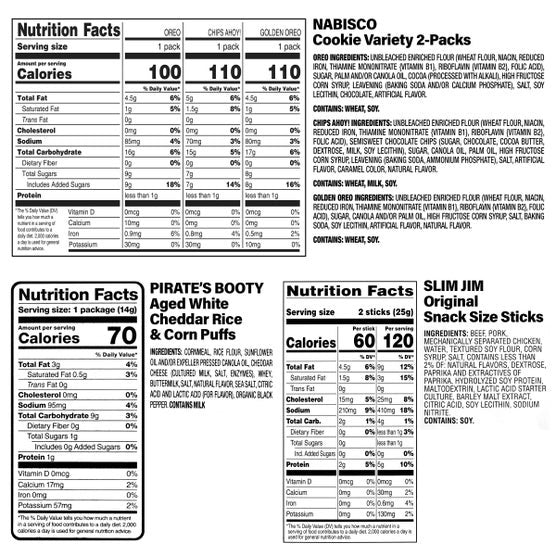 Office Snacks Variety Box, 66-piece