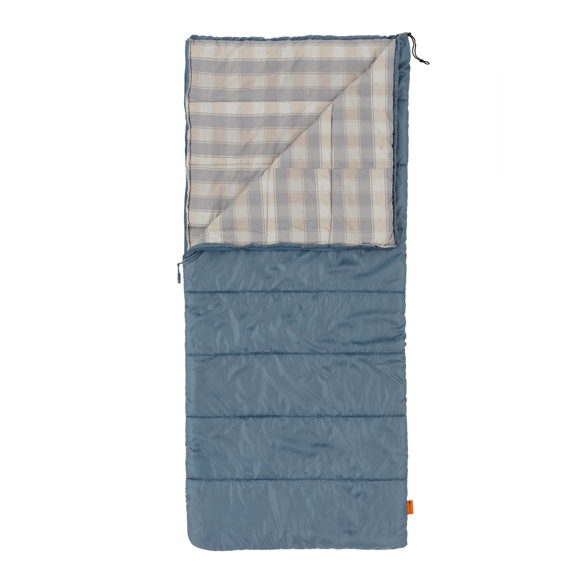 (2 pack) Ozark Trail 35F Flannel Lined Rectangle Adult Sleeping Bag - Brown (80" x 36")