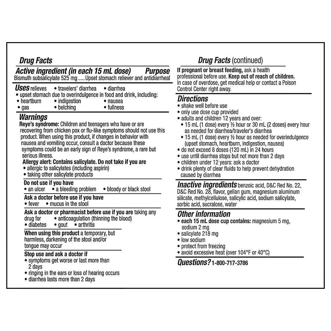 Pepto Bismol Liquid Ultra Stomach Relief, 12 fl oz Bottles, 3 Pack
