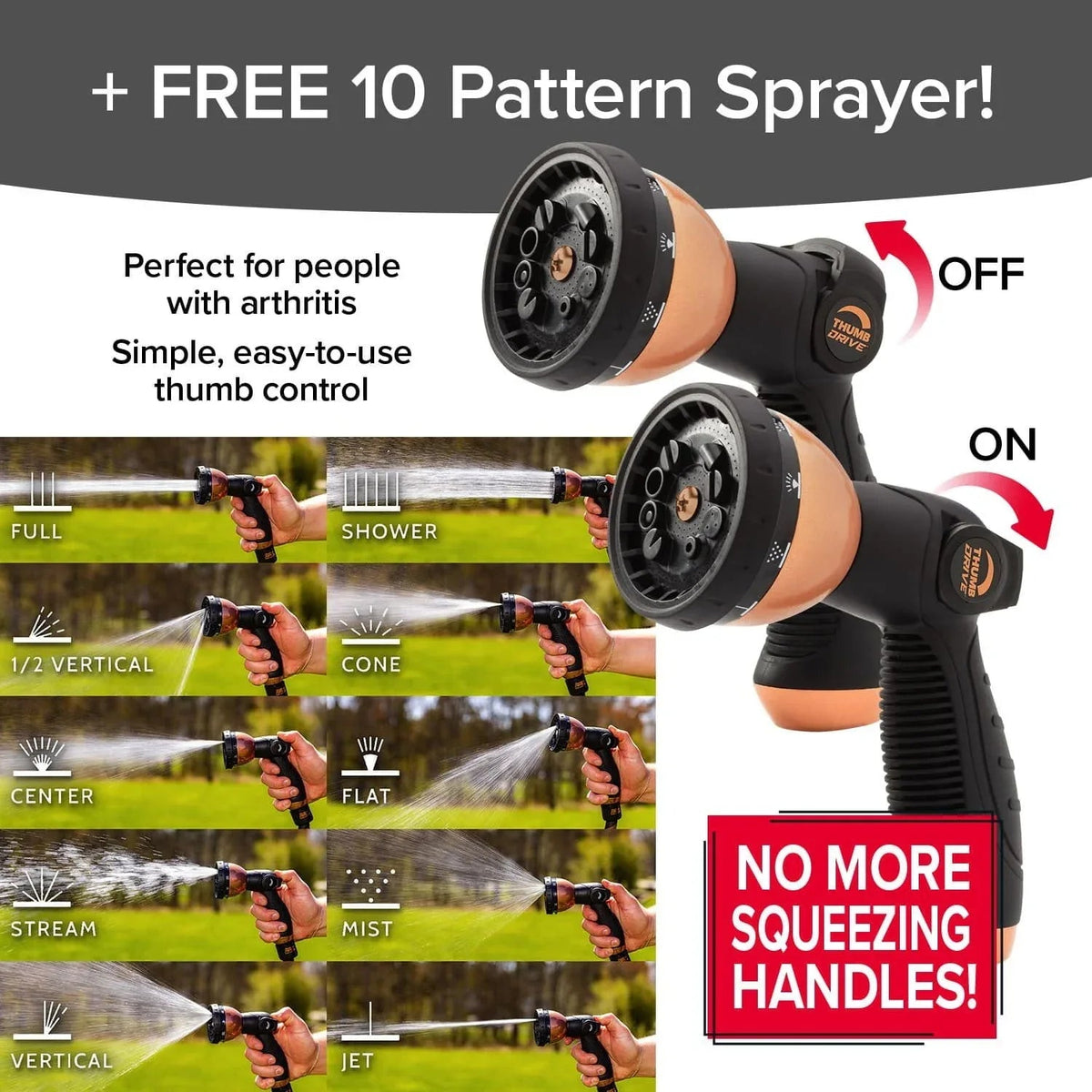 Pocket Hose Copper Bullet 50' Expandable Garden Hose