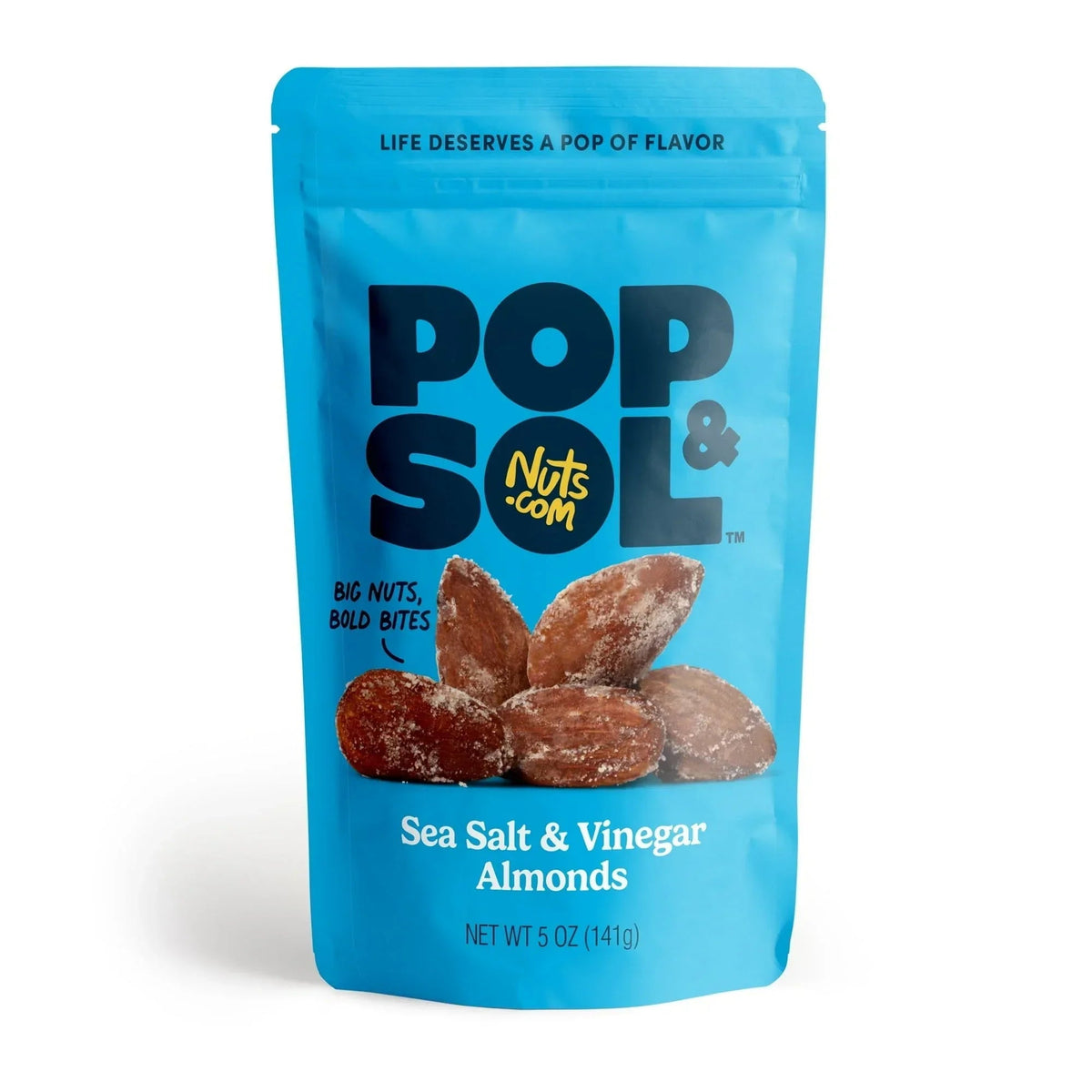 Pop & Sol by Nuts.com, Jalapeño Cashews, 4 oz Bag